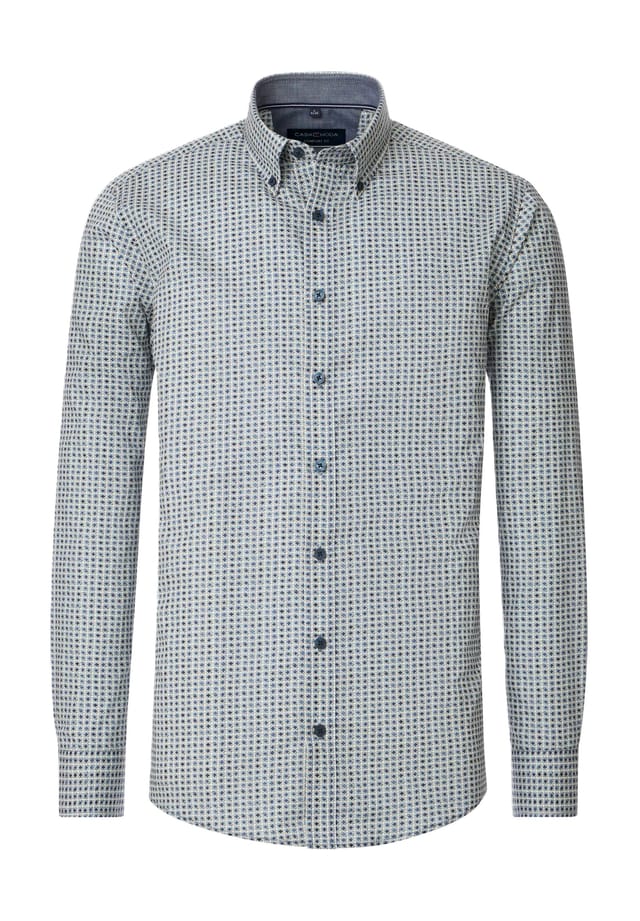 Повседневная рубашка удобного кроя с длинным рукавом и воротником на пуговицах Casamoda, синий
Повседневная рубашка удобного кроя с длинным рукавом и воротником на пуговицах Casamoda, синий