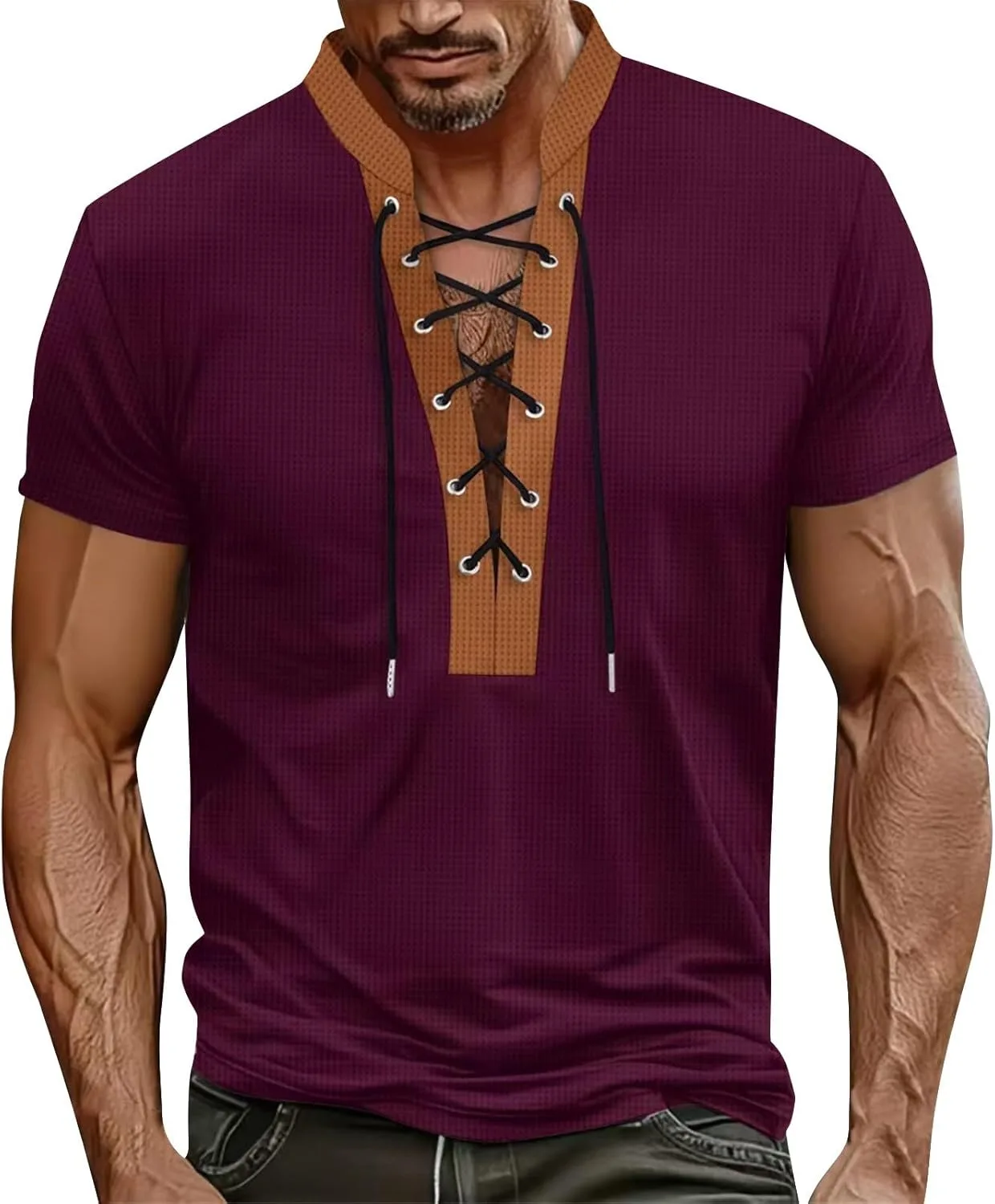 Футболка с V-образным вырезом мужская, короткий рукав, легкая, дышащая
Футболка с V-образным вырезом мужская, короткий рукав, легкая, дышащая