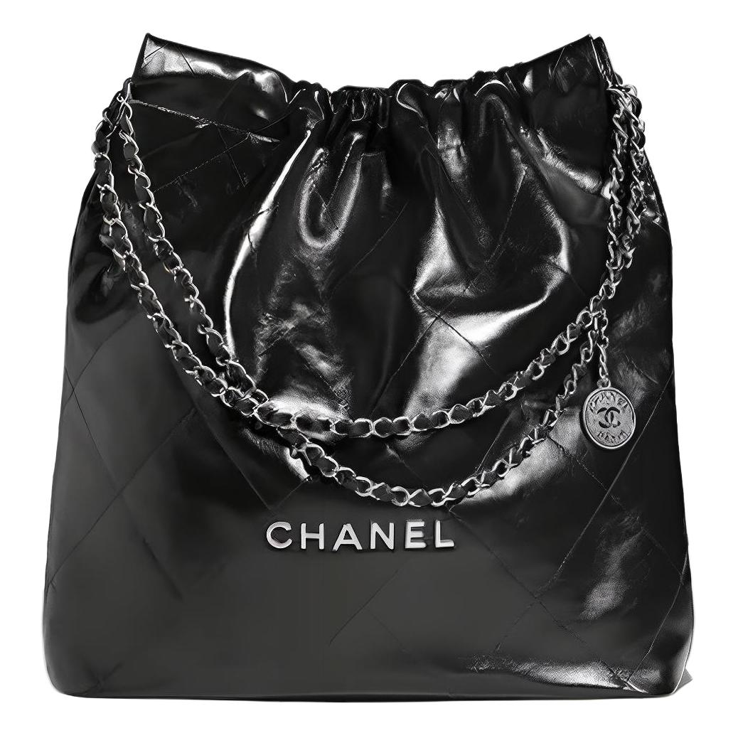 Chanel Сумка-тоут из коровьей кожи 22Bag, сумка для покупок, дамская сумочка, сумка через плечо, большая, унисекс, черная с серебристым покрытием
Chanel Сумка-тоут из коровьей кожи 22Bag, сумка для покупок, дамская сумочка, сумка через плечо, большая, унисекс, черная с серебристым покрытием