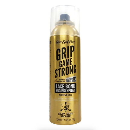 Grip Game Strong Lace Bond Fusing Spray 220 мл Sta-Sof-Fro
Grip Game Strong Lace Bond Fusing Spray 220 мл Sta-Sof-Fro