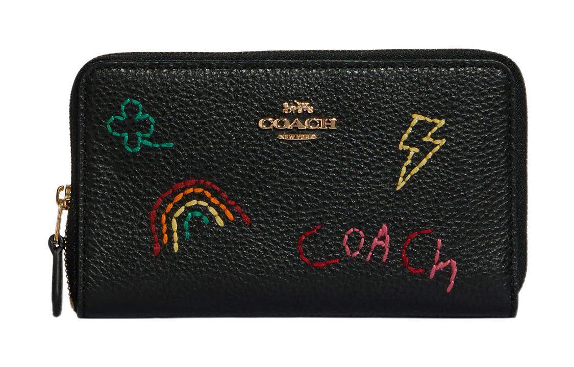 Дневник Вышивка Коллаборация Кожаная Картхолдер Кошелек Женский Чёрный COACH
Дневник Вышивка Коллаборация Кожаная Картхолдер Кошелек Женский Чёрный COACH