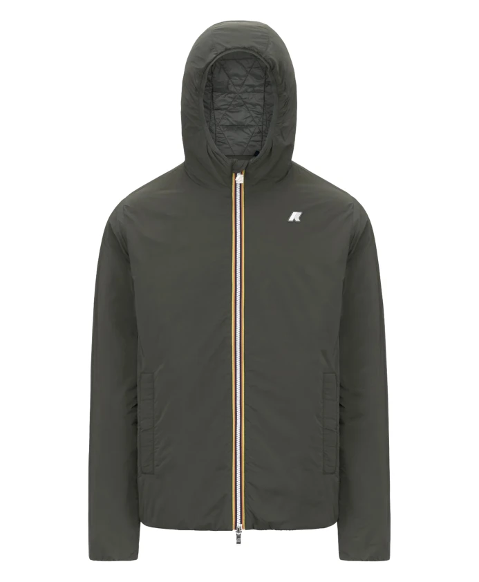 Простая теплая куртка, зеленая и черная K-Way, зеленый
Простая теплая куртка, зеленая и черная K-Way, зеленый