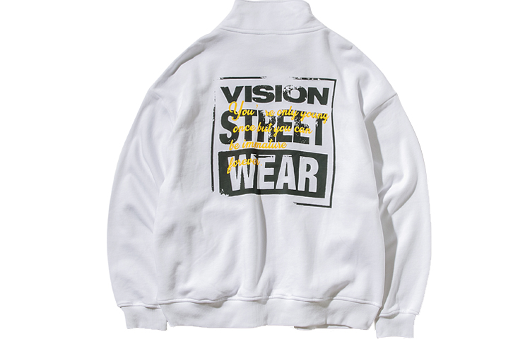 Свитшот Unisex White Vision Street Wear 
Свитшот Unisex White Vision Street Wear