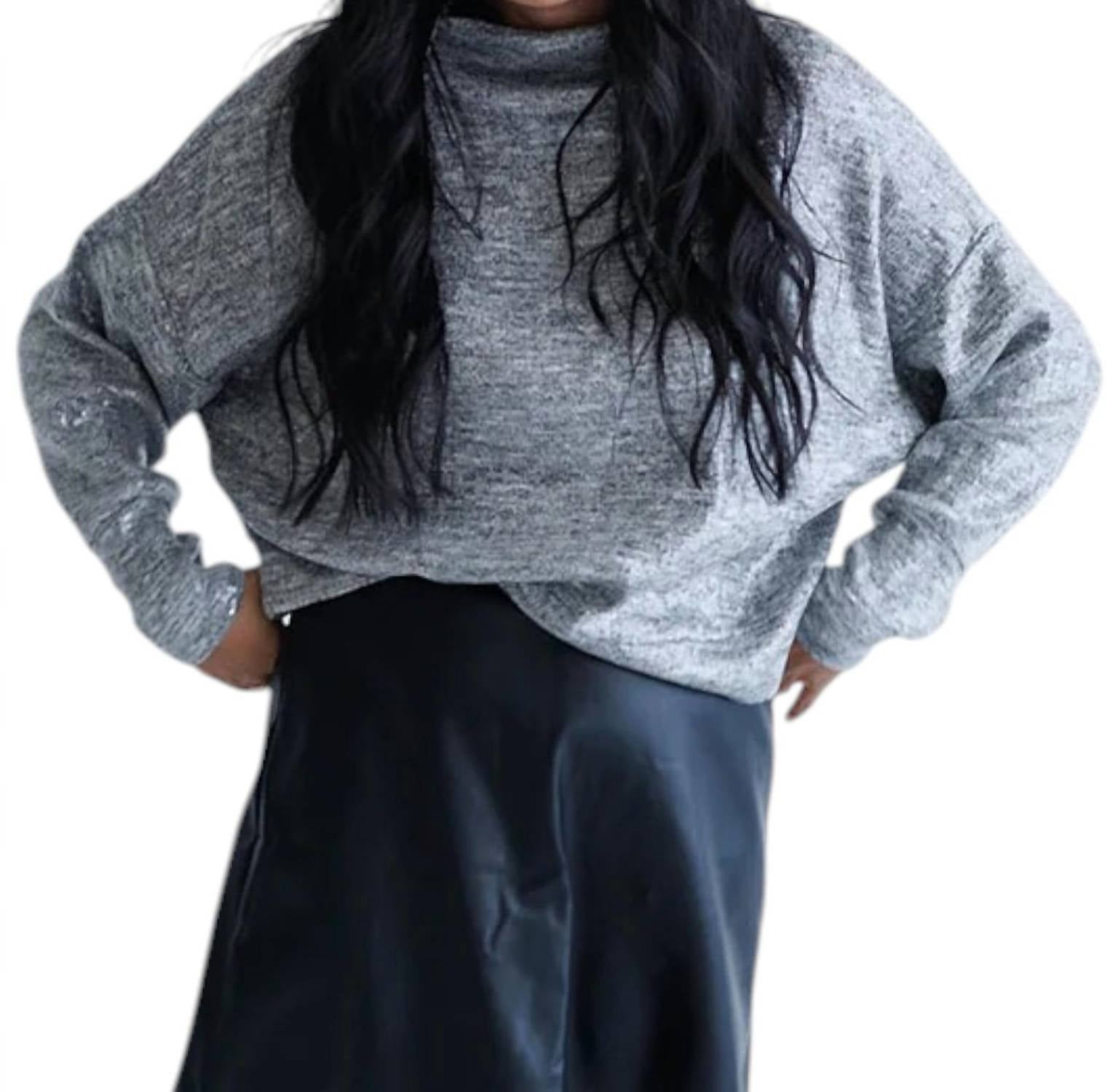 Топ с воротом-воронкой и пайетками в цвете Heather Grey Sanctuary
Топ с воротом-воронкой и пайетками в цвете Heather Grey Sanctuary