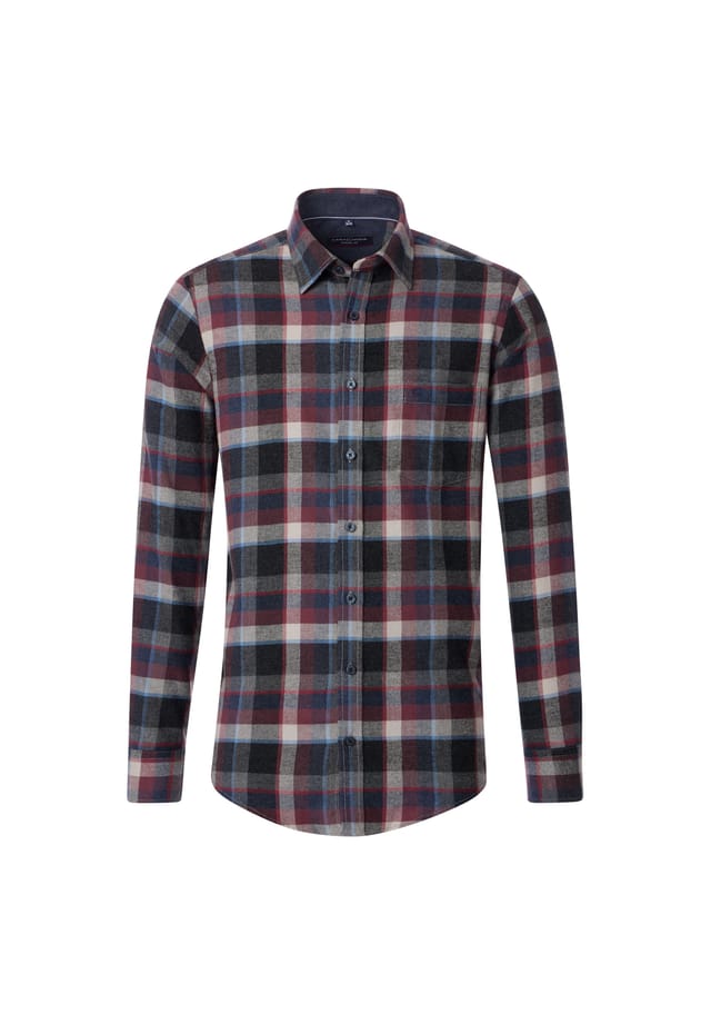 Рубашка фланелевая свободного покроя в клетку Casamoda, красный
Рубашка фланелевая свободного покроя в клетку Casamoda, красный