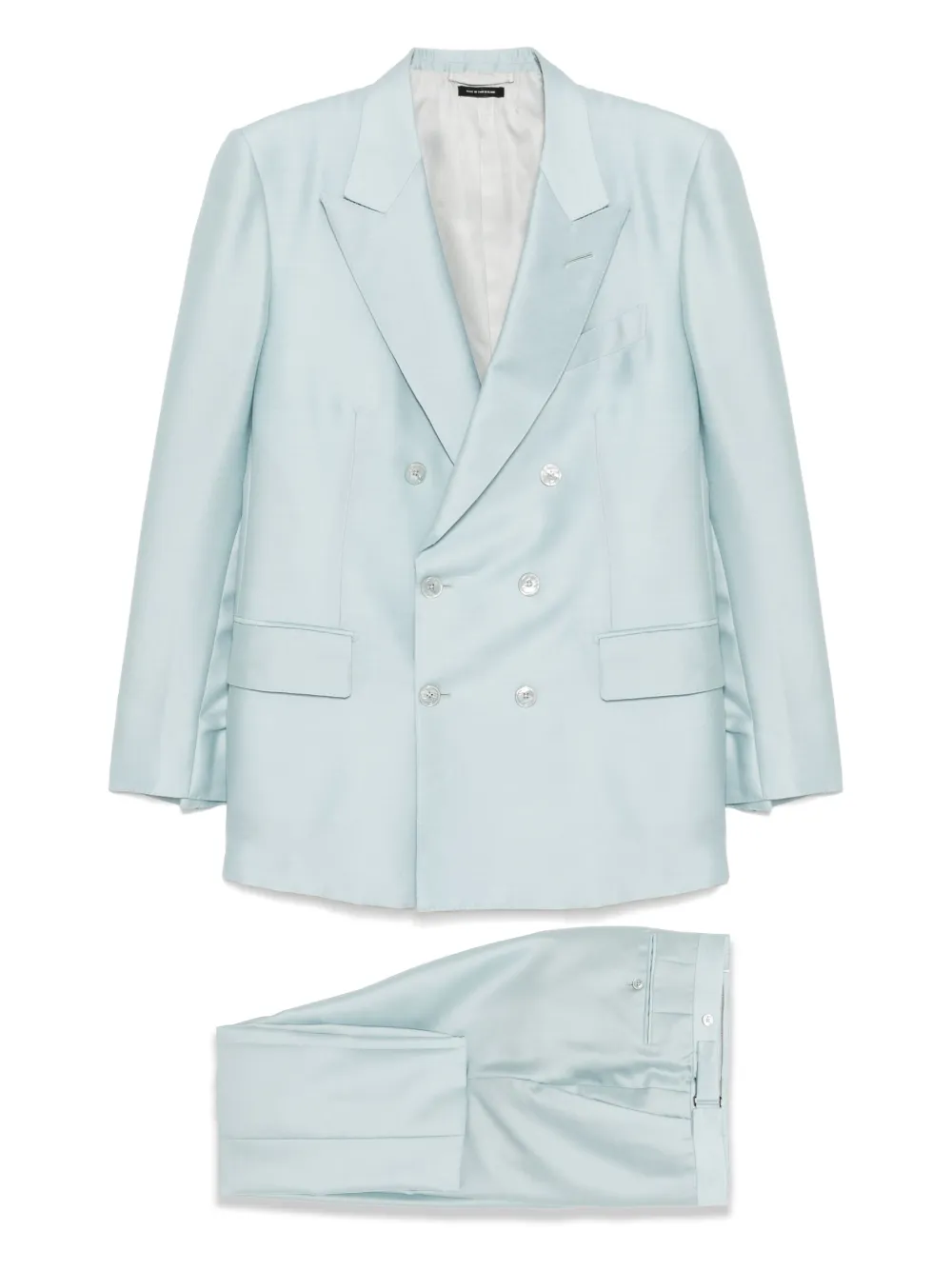 Костюм с двубортным пиджаком TOM FORD, синий
Костюм с двубортным пиджаком TOM FORD, синий