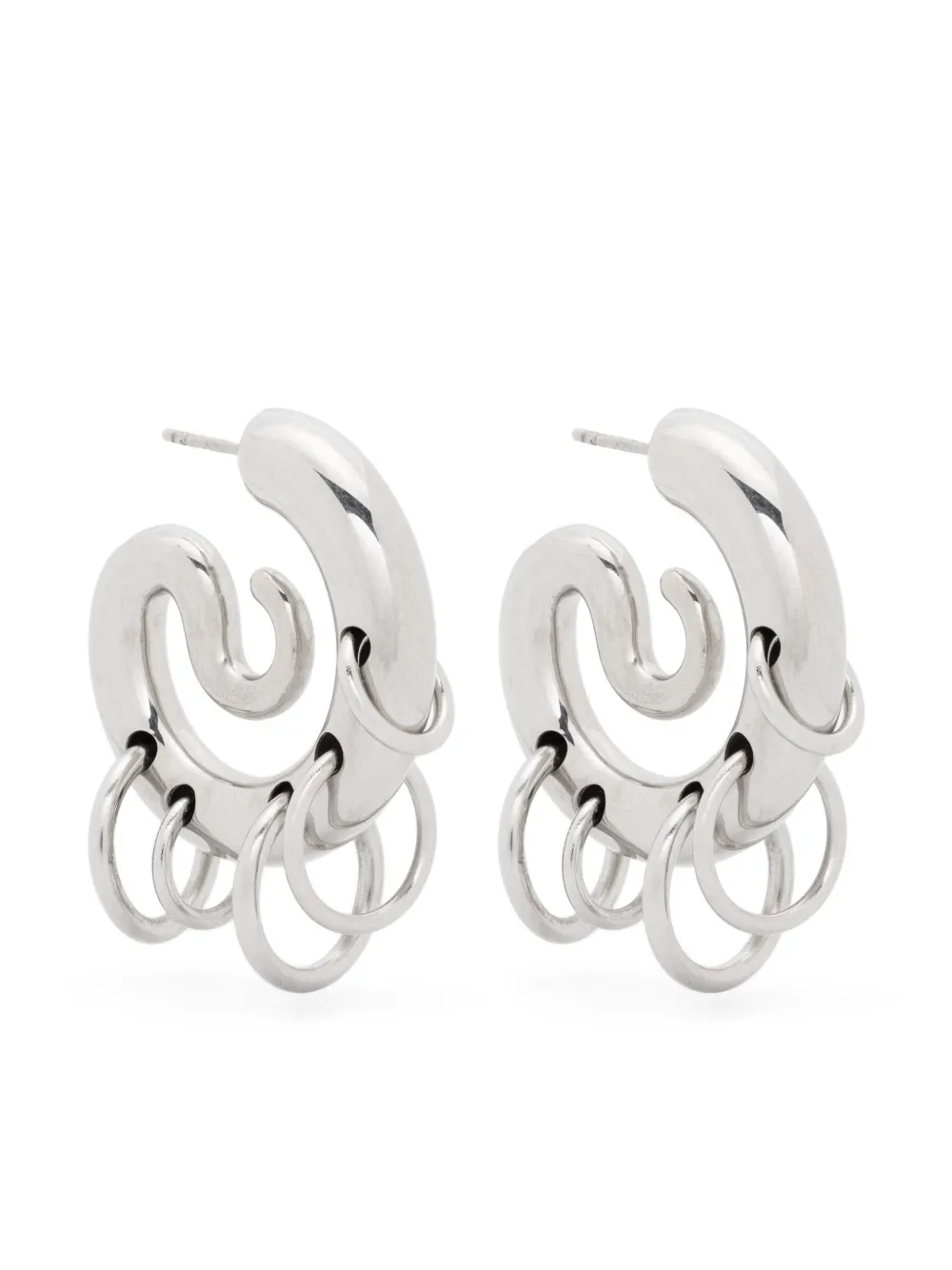 Серьги-кольца Pierced Serpent Panconesi, серебяный
Серьги-кольца Pierced Serpent Panconesi, серебяный
