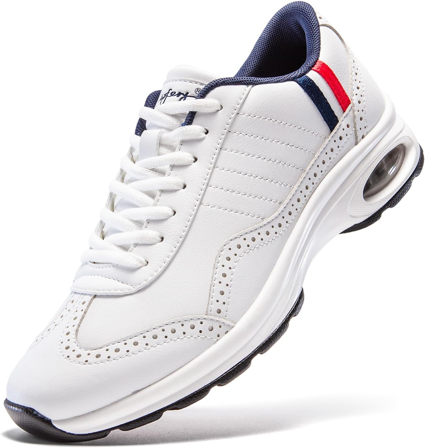 Мужские профессиональные туфли на шнуровке с поддержкой свода стопы, повседневные противоскользящие гольф-туфли без шипов, спортивная обувь для прогулок и активного отдыха U.Ofeiy, белый/синий
Мужские профессиональные туфли на шнуровке с поддержкой свода стопы, повседневные противоскользящие гольф-туфли без шипов, спортивная обувь для прогулок и активного отдыха U.Ofeiy, белый/синий