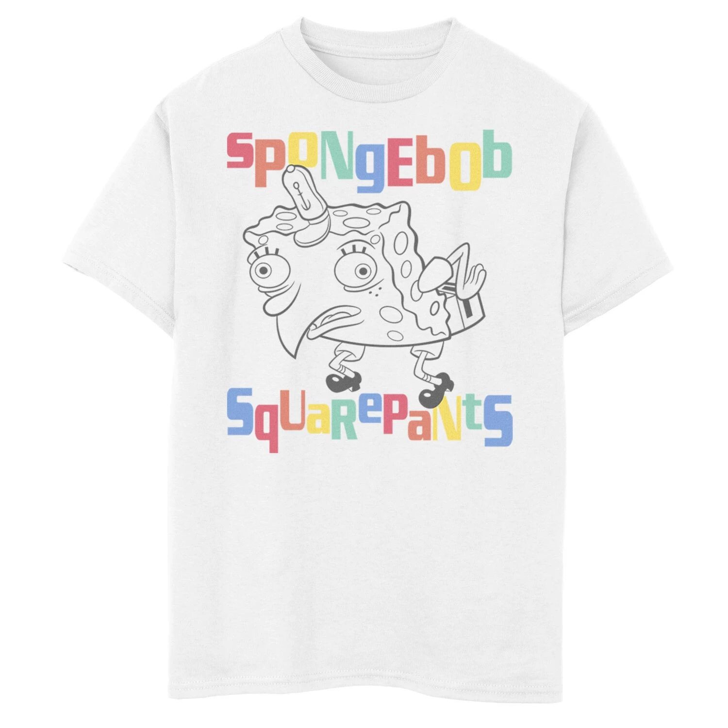 Футболка с графическим логотипом Nickelodeon SpongeBob SquarePants для мальчиков 8–20 лет и насмешливым красочным портретом Nickelodeon, белый
Футболка с графическим логотипом Nickelodeon SpongeBob SquarePants для мальчиков 8–20 лет и насмешливым красочным портретом Nickelodeon, белый