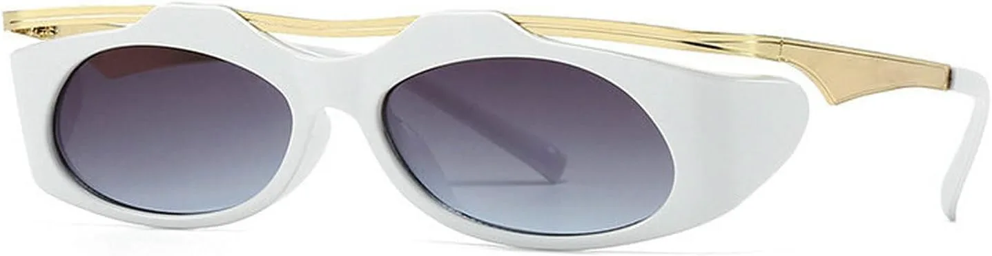 Helena Модные ретро-солнцезащитные очки в стиле 90-х, нестандартной формы, женские и мужские, винтажные, овальная оправа, панк, маленькие прямоугольные очки S68, C5
Helena Модные ретро-солнцезащитные очки в стиле 90-х, нестандартной формы, женские и мужские, винтажные, овальная оправа, панк, маленькие прямоугольные очки S68, C5