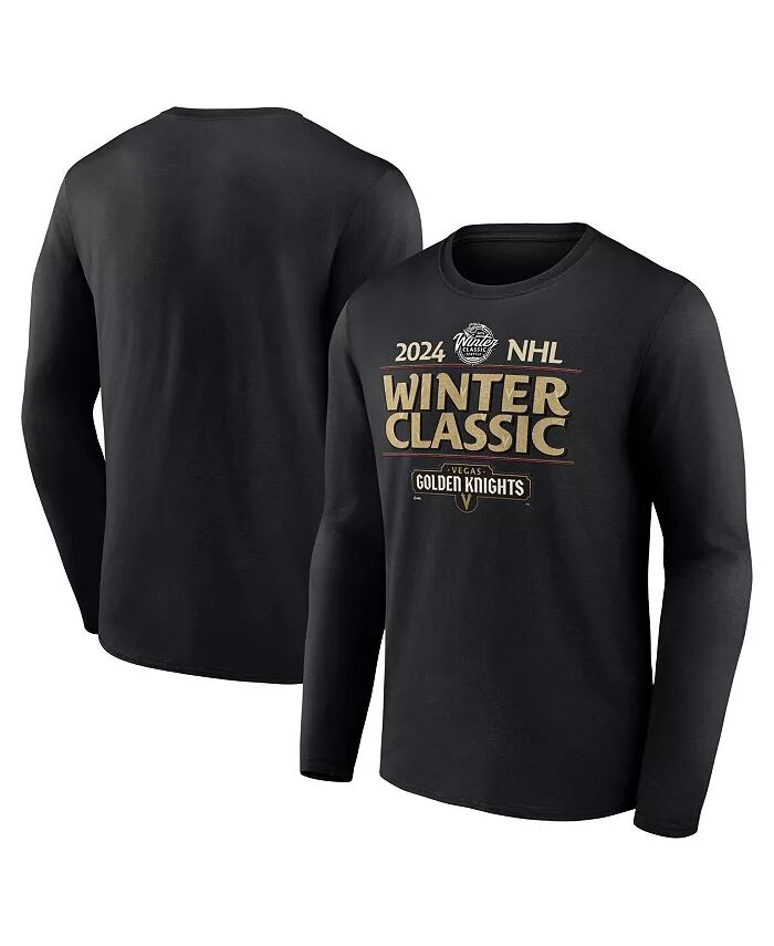 Мужская черная футболка Vegas Golden Knights 2024 NHL Winter Classic с длинным рукавом и текстовым принтом Fanatics
Мужская черная футболка Vegas Golden Knights 2024 NHL Winter Classic с длинным рукавом и текстовым принтом Fanatics