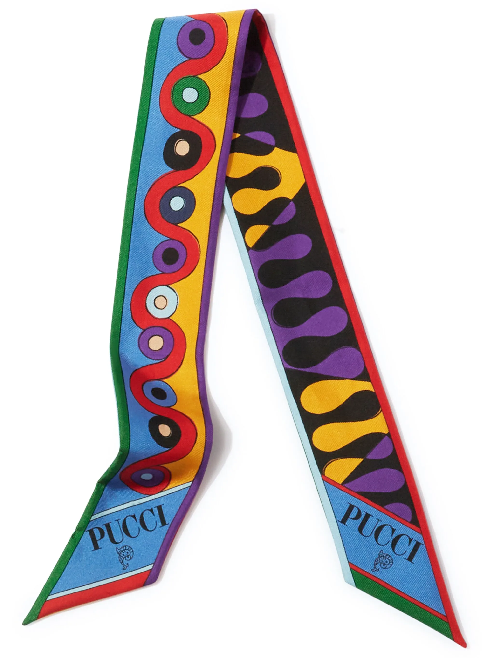 Шелковый платок с принтом Iride Leocorno Pucci, синий
Шелковый платок с принтом Iride Leocorno Pucci, синий