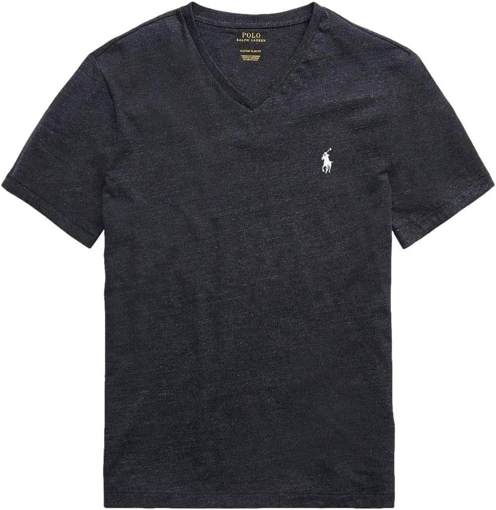 Мужская футболка Polo RL классического кроя с V-образным вырезом POLO RALPH LAUREN, Ralph Lauren Black Heather
Мужская футболка Polo RL классического кроя с V-образным вырезом POLO RALPH LAUREN, Ralph Lauren Black Heather