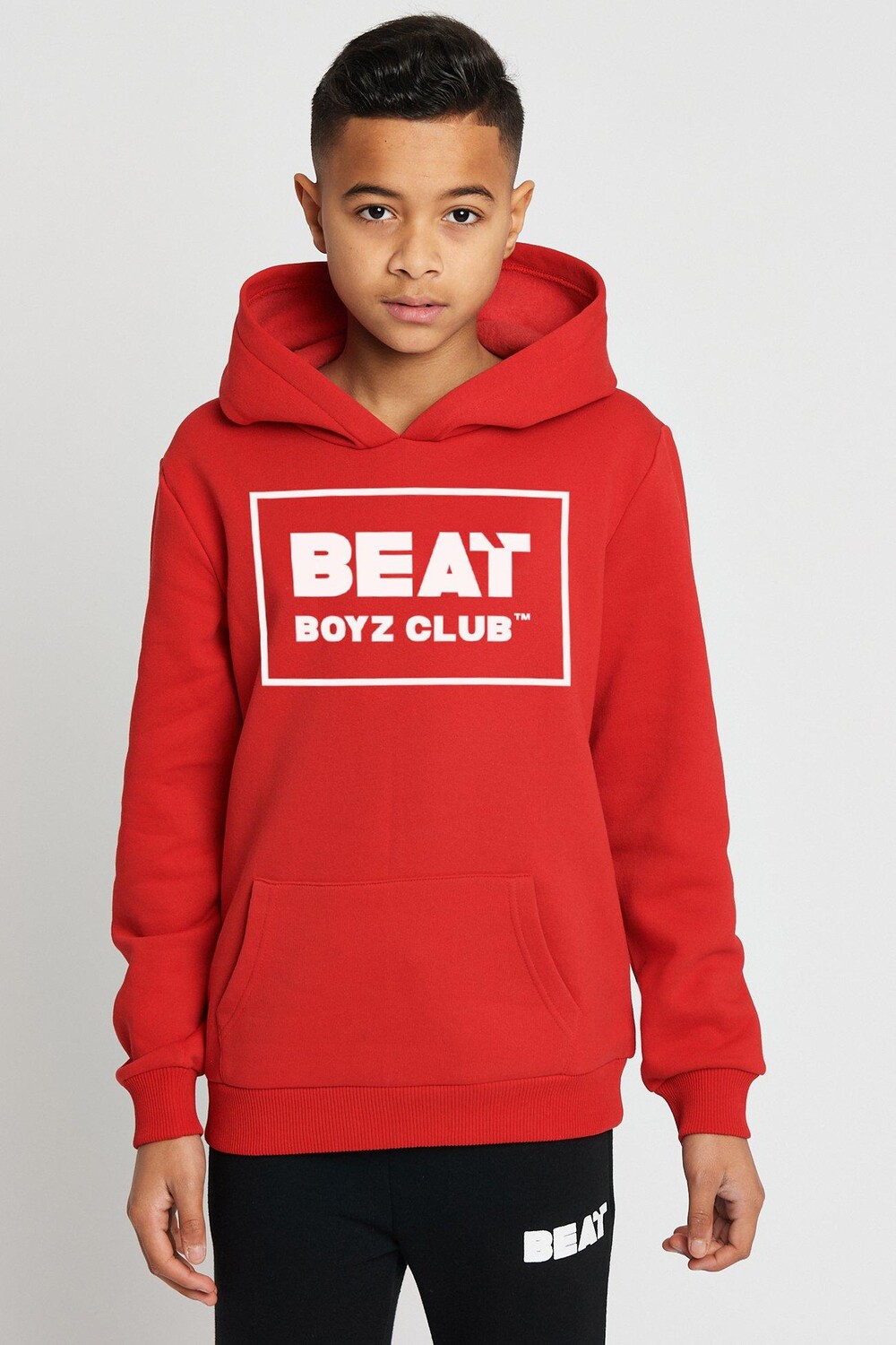 Толстовка с логотипом из смесового хлопка Helios Beat Boyz Club, красный