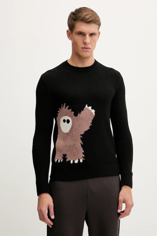 Свитер из смесовой шерсти Ea7 Emporio Armani, черный
Свитер из смесовой шерсти Ea7 Emporio Armani, черный