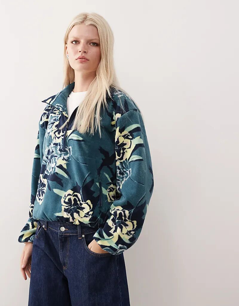 Флисовая кофта Columbia Sequoia Grove с принтом и застежкой-молнией на половину длины, синего цвета
Флисовая кофта Columbia Sequoia Grove с принтом и застежкой-молнией на половину длины, синего цвета