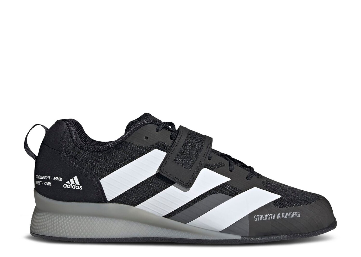 Кроссовки Adidas Adipower Weightlifting 3, черный/белый/серый
Кроссовки Adidas Adipower Weightlifting 3, черный/белый/серый
