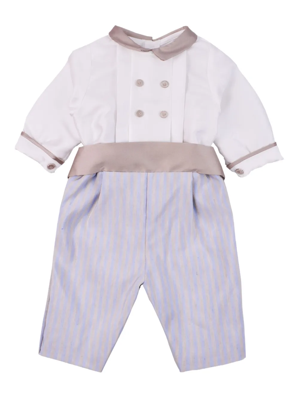 Ромпер с воротником и полосками La Stupenderia
Ромпер с воротником и полосками La Stupenderia