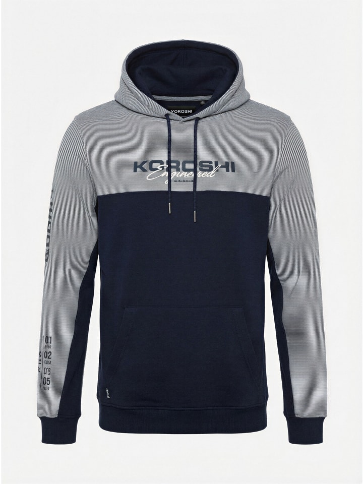 KOROSHI Хлопковый нарядный свитер с высоким воротником и крестиком, синего цвета
KOROSHI Хлопковый нарядный свитер с высоким воротником и крестиком, синего цвета