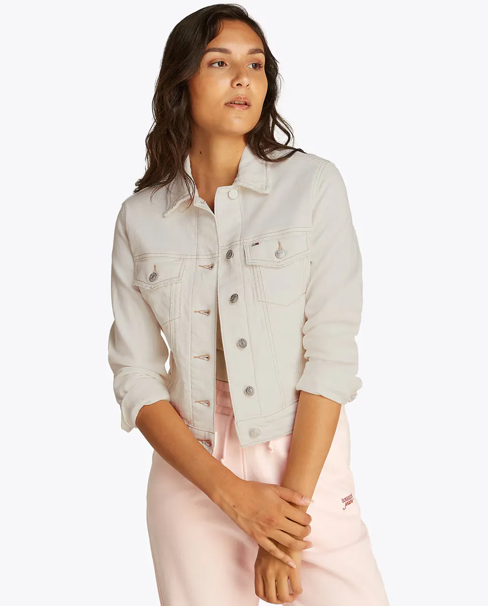 Женская ковбойская куртка в стиле trucker с облегающим силуэтом Tommy Jeans, белый
Женская ковбойская куртка в стиле trucker с облегающим силуэтом Tommy Jeans, белый