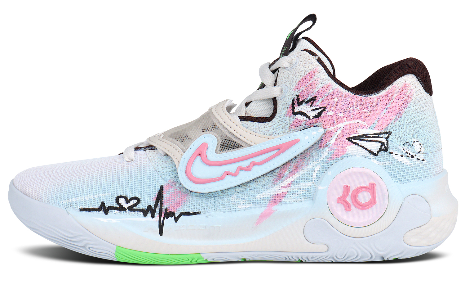 Кроссовки для баскетбола мужские низкие KD Trey 5 X с амортизацией, устойчивостью к истиранию и упругими свойствами Nike, Light Cyan
Кроссовки для баскетбола мужские низкие KD Trey 5 X с амортизацией, устойчивостью к истиранию и упругими свойствами Nike, Light Cyan