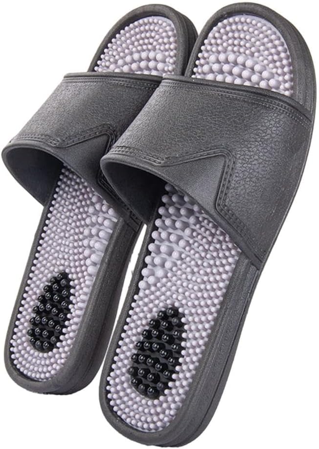 Летние массажные тапочки YFDZKJ для мужчин и женщин, массажные сандалии с акупрессурой и рефлексологией, обувь для облегчения подошвенного фасциита, улучшения кровообращения и массажной терапии, черный/серый
Летние массажные тапочки YFDZKJ для мужчин и женщин, массажные сандалии с акупрессурой и рефлексологией, обувь для облегчения подошвенного фасциита, улучшения кровообращения и массажной терапии, черный/серый