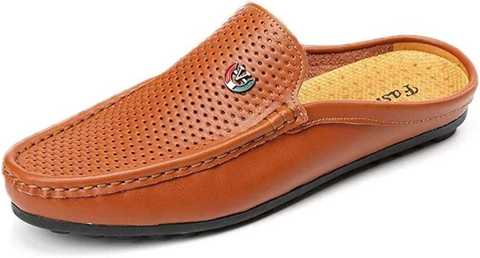 Мужские классические кожаные тапочки, офисные повседневные домашние лоферы без задника Eastcolor, коричневый
Мужские классические кожаные тапочки, офисные повседневные домашние лоферы без задника Eastcolor, коричневый