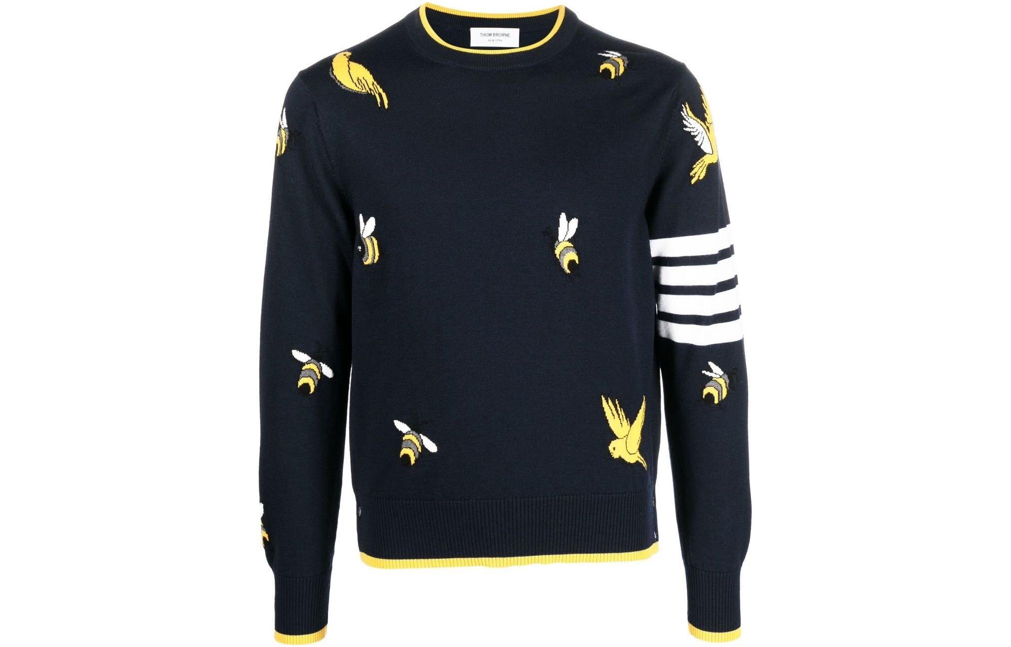 Свитер мужской морской синий THOM BROWNE
Свитер мужской морской синий THOM BROWNE