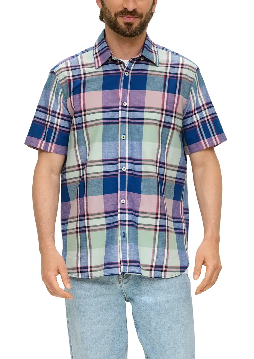 Рубашка с короткими рукавами S.Oliver из смесового льна, красный
Рубашка с короткими рукавами S.Oliver из смесового льна, красный