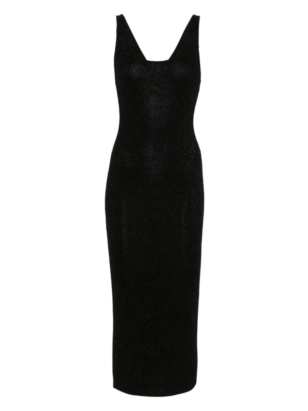 Платье миди без рукавов MC2 Saint Barth, черный 
Платье миди без рукавов MC2 Saint Barth, черный
