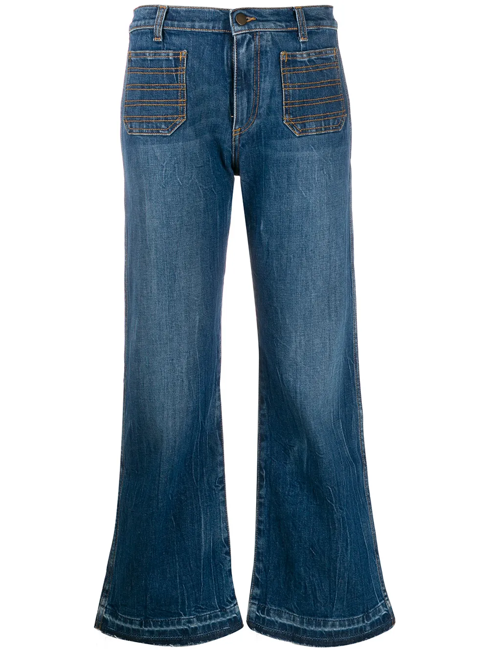 Укороченные расклешенные джинсы Philosophy Di Lorenzo Serafini, синий
Укороченные расклешенные джинсы Philosophy Di Lorenzo Serafini, синий