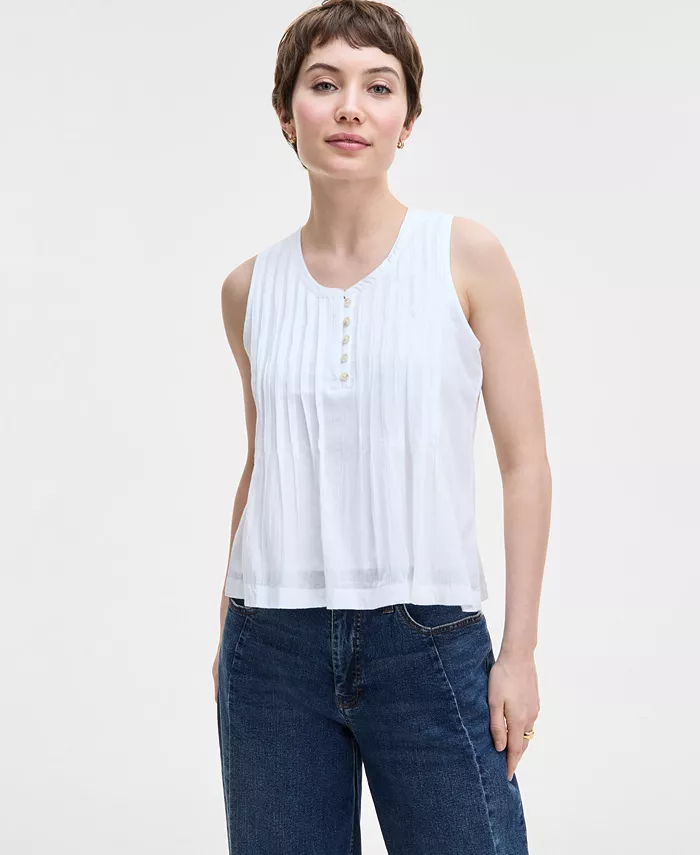 Женская плиссированная майка без рукавов On 34th, белый
Женская плиссированная майка без рукавов On 34th, белый