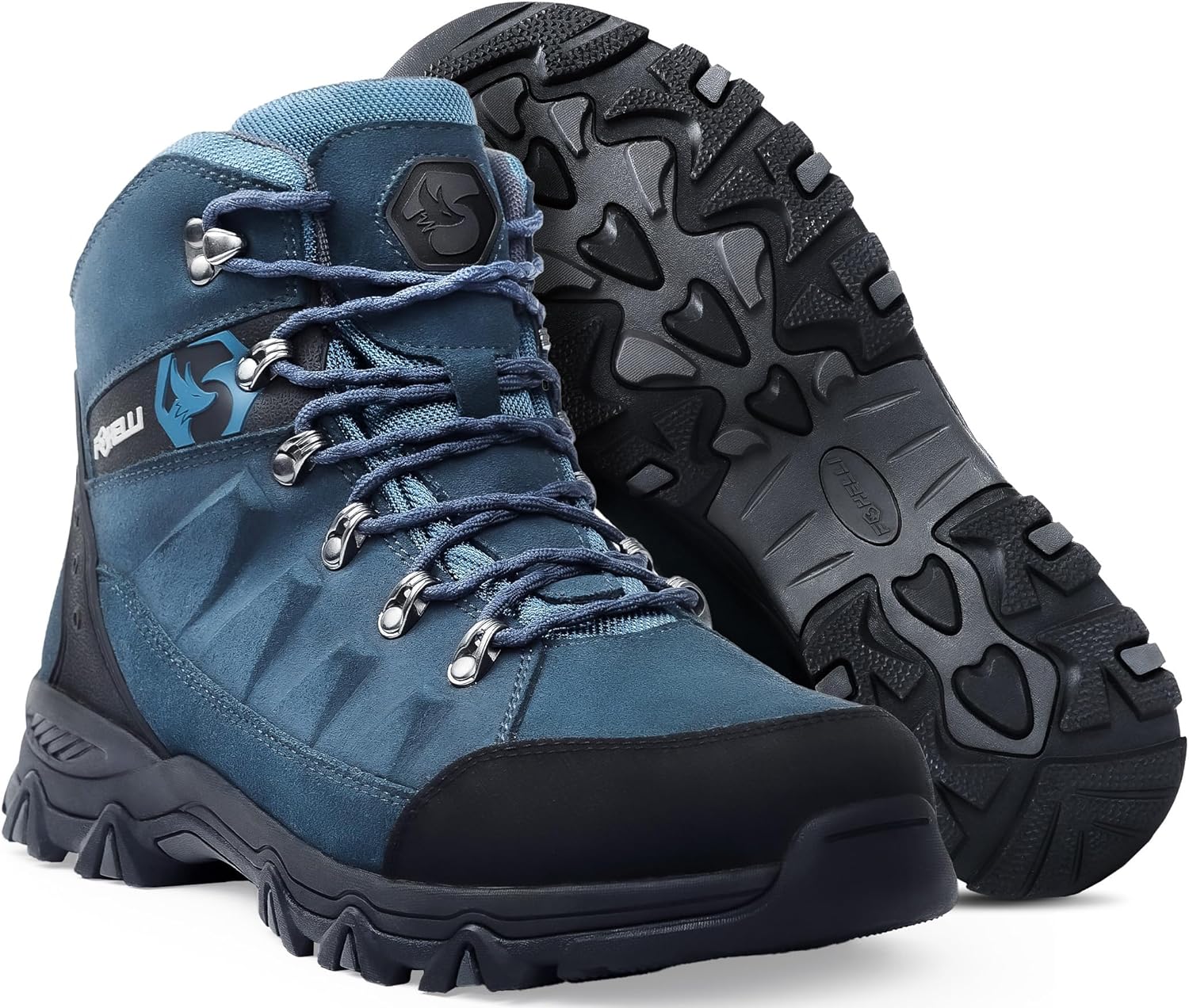 Мужские походные ботинки Foxelli - водонепроницаемые, дышащие и легкие походные ботинки из замшевой кожи для мужчин, синий
Мужские походные ботинки Foxelli - водонепроницаемые, дышащие и легкие походные ботинки из замшевой кожи для мужчин, синий