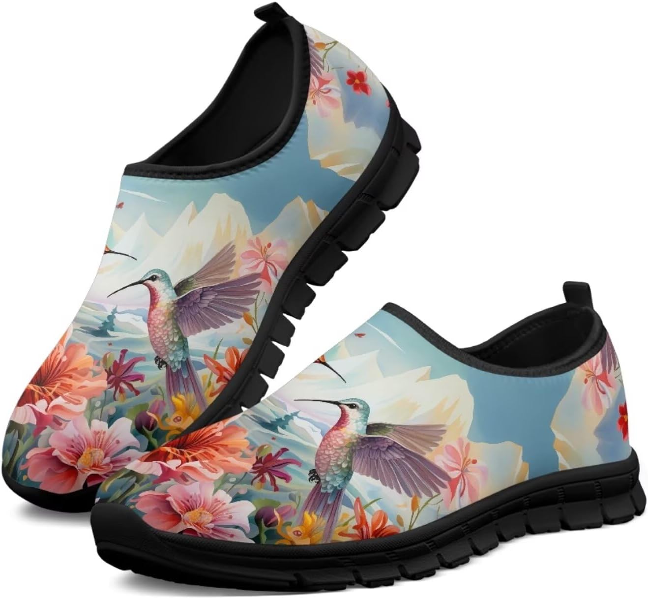 Кроссовки-лоферы унисекс с верхом из сетки Estailounic, Hummingbird Floral
Кроссовки-лоферы унисекс с верхом из сетки Estailounic, Hummingbird Floral