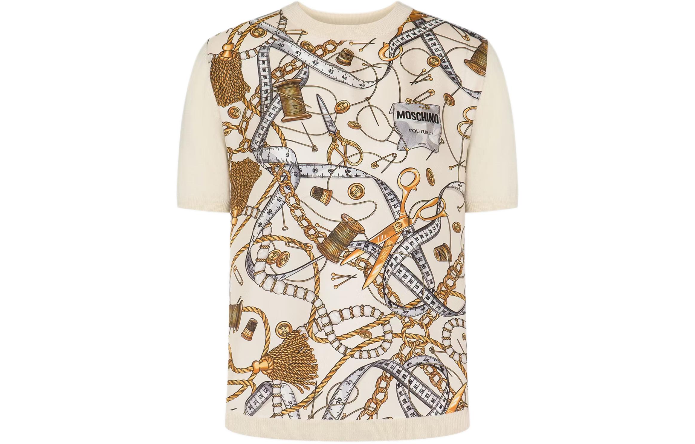 Вязаный свитер из шерсти с цельнокроеным покроем женский цвета айвори MOSCHINO
Вязаный свитер из шерсти с цельнокроеным покроем женский цвета айвори MOSCHINO