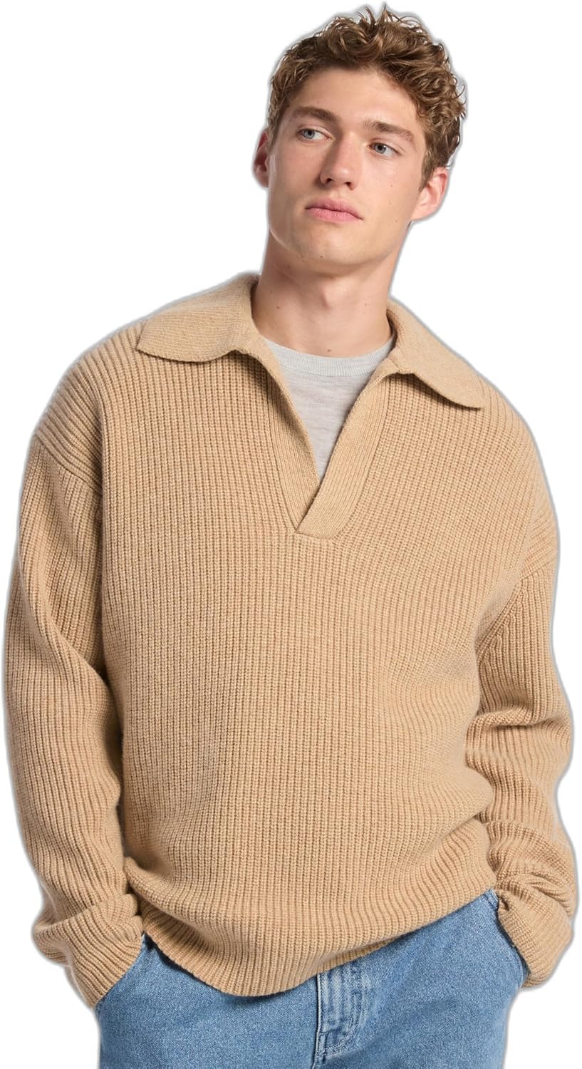 Michael Kors мужской свитер с фактурным воротником Johnny, Dark Camel Melange
Michael Kors мужской свитер с фактурным воротником Johnny, Dark Camel Melange