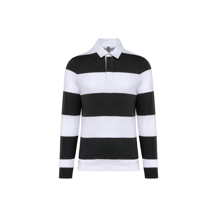 Полосатая рубашка-поло с длинным рукавом Kariban
Полосатая рубашка-поло с длинным рукавом Kariban