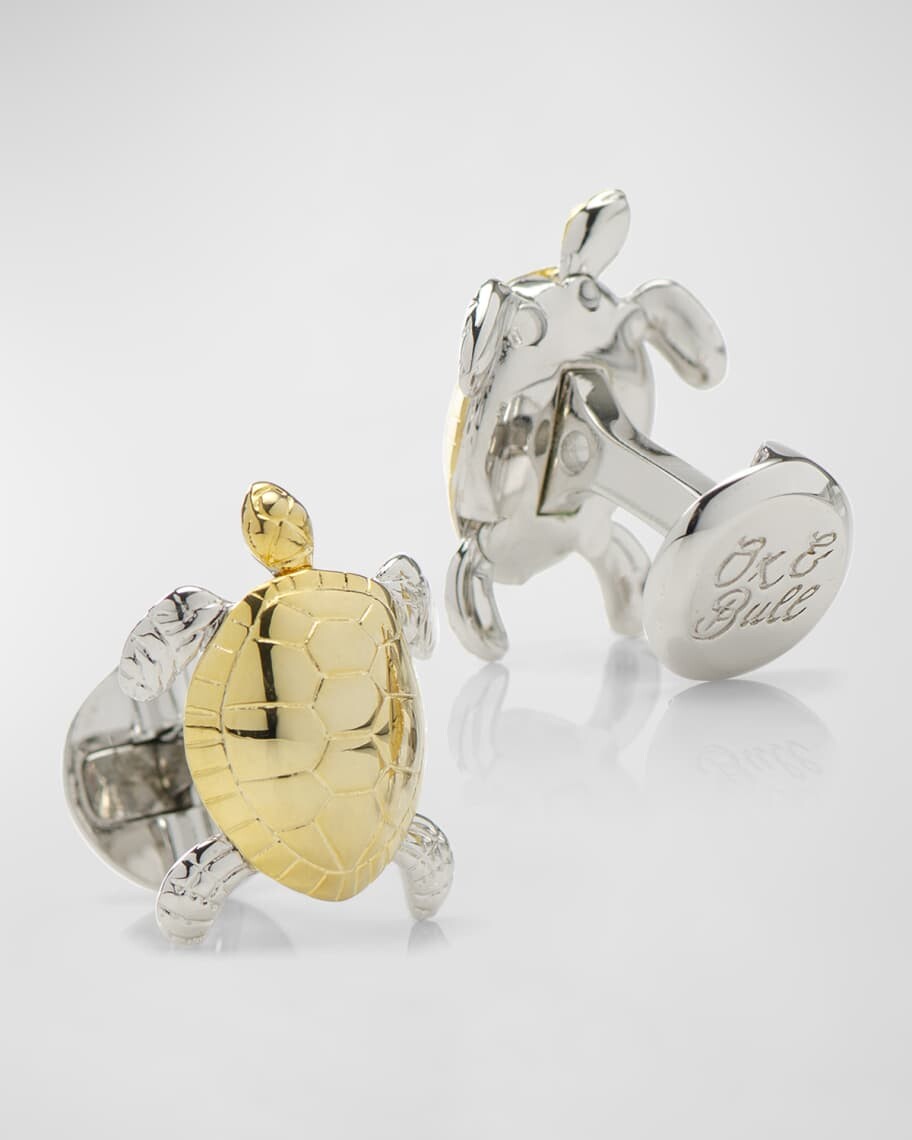 Мужские двухцветные запонки Turtle Movement 3D Cufflinks Inc.
Мужские двухцветные запонки Turtle Movement 3D Cufflinks Inc.