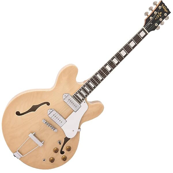 Электрогитара Vintage VSA500P ReIssued Semi Hollow Body Guitar - Natural Maple
Электрогитара Vintage VSA500P ReIssued Semi Hollow Body Guitar - Natural Maple