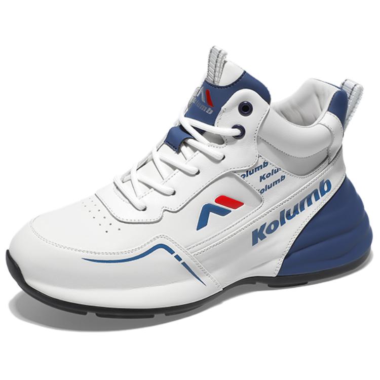 Kolumb Нескользящие и износостойкие высокие повседневные туфли, увеличивающие рост, мужские, белые, синие
Kolumb Нескользящие и износостойкие высокие повседневные туфли, увеличивающие рост, мужские, белые, синие