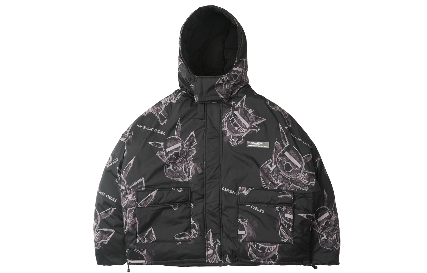 Пуховик Унисекс Черный HARSH AND CRUEL
Пуховик Унисекс Черный HARSH AND CRUEL