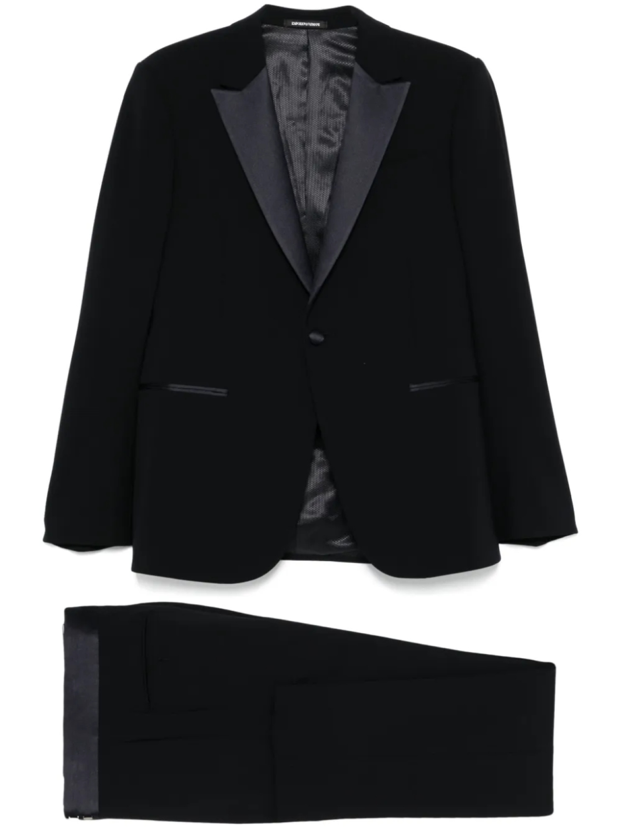 Однобортный костюм Emporio Armani, синий
Однобортный костюм Emporio Armani, синий