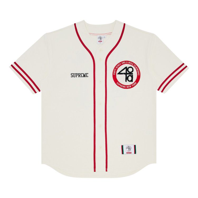 Джерси Supreme x 40 Acres Twill Baseball Jersey, Natural
Джерси Supreme x 40 Acres Twill Baseball Jersey, Natural