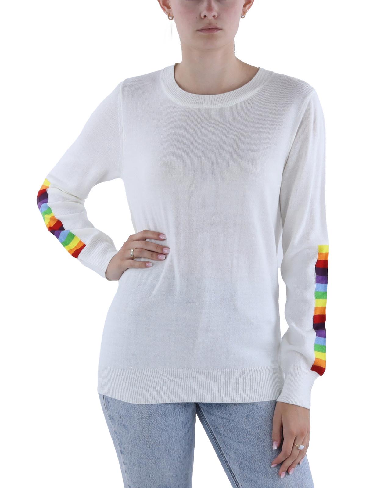 Calistoga Женский ребристый свитер с круглым вырезом Madeleine Thompson, цвет white/rainbow
Calistoga Женский ребристый свитер с круглым вырезом Madeleine Thompson, цвет white/rainbow