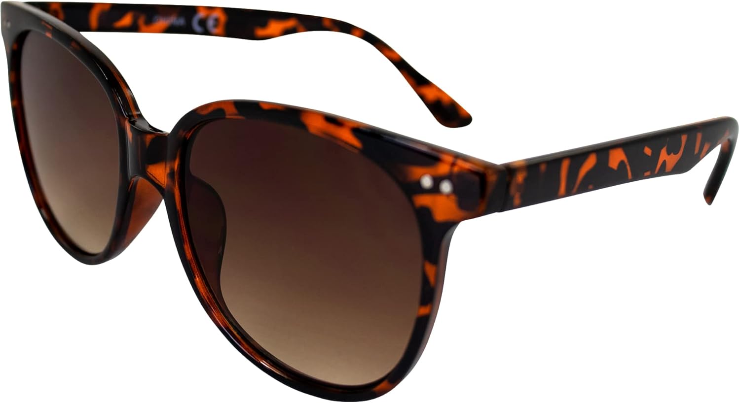 Солнцезащитные очки AlterImage Glam Fashion Retro для женщин, черепаховая оправа с серебристыми металлическими акцентами и градиентными коричневыми линзами, Brown-brown
Солнцезащитные очки AlterImage Glam Fashion Retro для женщин, черепаховая оправа с серебристыми металлическими акцентами и градиентными коричневыми линзами, Brown-brown