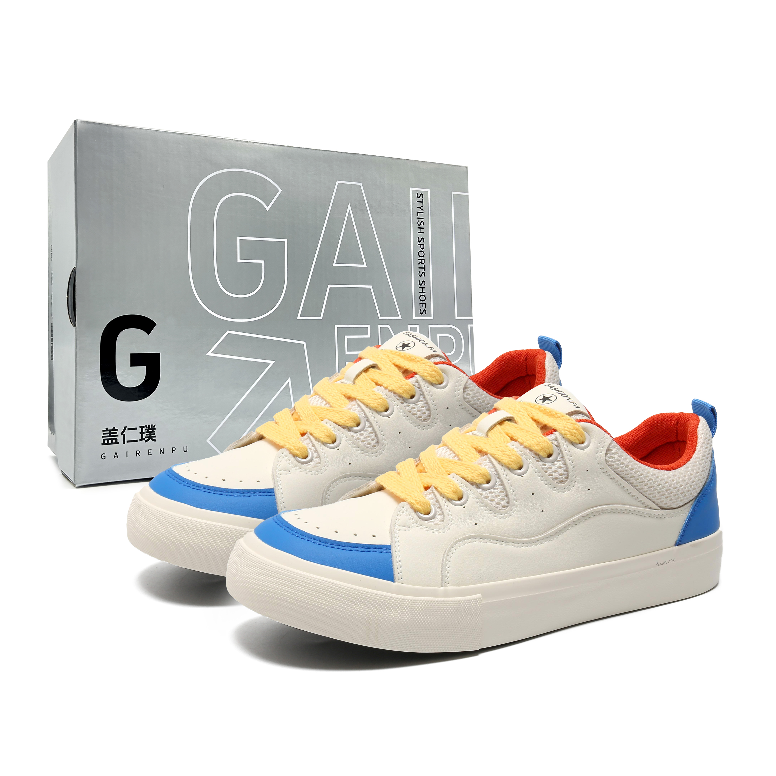 Нескользящие, легкие, дышащие, низкие мужские кроссовки для скейтбординга Gai Renpu, Yellow Box
Нескользящие, легкие, дышащие, низкие мужские кроссовки для скейтбординга Gai Renpu, Yellow Box