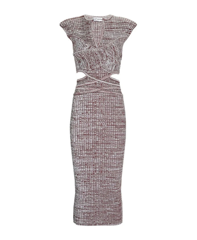 Вязаное платье-миди с перекрестным кроем, красное Self Portrait, красный
Вязаное платье-миди с перекрестным кроем, красное Self Portrait, красный