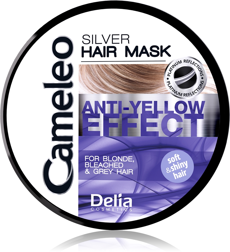 Маска для волос Cameleo Silver для нейтрализации желтизны Delia Cosmetics, 200 мл
Маска для волос Cameleo Silver для нейтрализации желтизны Delia Cosmetics, 200 мл