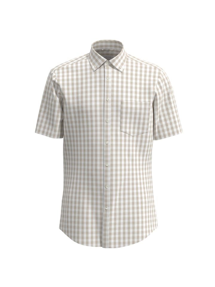 Рубашка Seidensticker, бежевый
Рубашка Seidensticker, бежевый