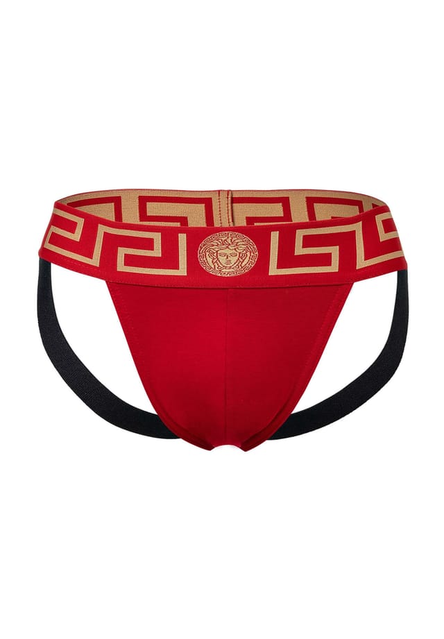 Jockstrap - трусы-стринги topeka jocks из эластичного хлопка Versace, мультиколор
Jockstrap - трусы-стринги topeka jocks из эластичного хлопка Versace, мультиколор